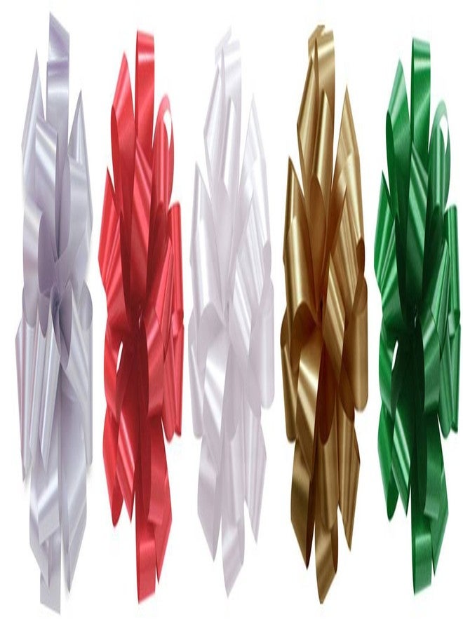 PMU Pom Pom - Pull Out Bows 5 Inch Assortment Pkg/50 - Image 1